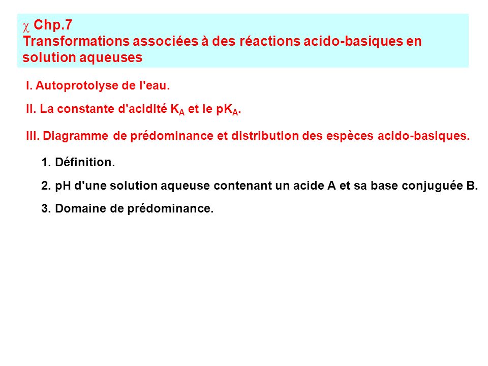 Chp.7 Transformations associ es des r actions acido basiques en